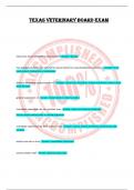 Texas Veterinary Board Exam report loss
