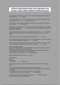 California ARF Administrator Exam Questions and An answer