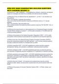SPED SFPC MAIN EXAMINATION 2025&sol;2026 QUESTIONS WITH ANSWERS GRADED A&plus;