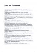 Lawn and Ornamental exam with 100&percnt; correct answers 2025