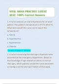 Mastering Vital Signs Assessment&colon; Achieve 100&percnt; Accuracy in Nursing Practice