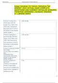 Dosage Calculation 3&period;0 Pediatric Medications Test  NEWEST 2025 ACTUAL EXAM COMPLETE  QUESTIONS AND CORRECT DETAILED ANSWERS  &lpar;VERIFIED ANSWERS&rpar; &vert;ALREADY GRADED  A&plus;&vert;&vert;BRAND NEW&excl;&excl;  