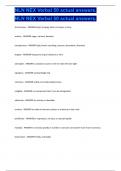NLN NEX Verbal 50 actual answers&period;