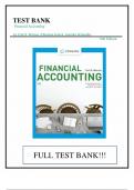 Test Bank For Financial Accounting 16th Edition by Carl S. Warren, Christine Jonick, Jennifer Schneider, All chapters