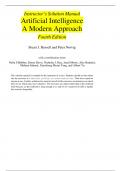 Instructor&rsquo;s Solution Manual for Artificial Intelligence&colon; A Modern Approach 4th Edition by Stuart Russell&comma; All Chapters 