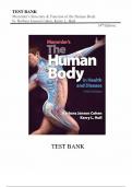 Test Bank Memmlers Structure and Function of the Human Body 14th Edition Cohen Complete Guide