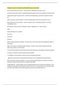 Policing in America Test Questions with Verified Answers Latest 2025