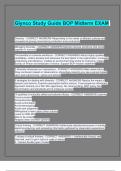Glynco Study Guide BOP Midterm EXAM