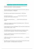 NIMS&sol;700 Exam &vert; Questions with Correct Answers &vert; Verified