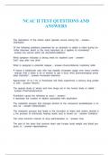 NCAC II TEST QUESTIONS AND ANSWERS&period;