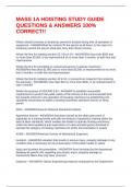 MASS 1A HOISTING STUDY GUIDE QUESTIONS & ANSWERS 100&percnt; CORRECT&excl;&excl;