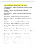 A35 Certificate Of Fitness Exam Study Guide
