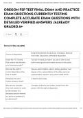 OREGON FSP TEST FINAL EXAM AND PRACTICE EXAM QUESTIONS CURRENTLY TESTING COMPLETE ACCURATE EXAM QUESTIONS WITH DETAILED VERIFIED ANSWERS &sol;ALREADY GRADED A&plus;