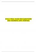 EXAM BUNDLE M-SLC UCMJ TEST EXAM 