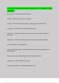 Florida Driving test practice questions A&plus; GRADED 100&percnt; VERIFIED