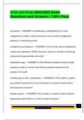 ACG 445 Final 2024&sol;2025 Exam  Questions and Answers &vert; 100&percnt; Pass 
