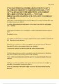 WGU D662 PERSONALIZED LEARNING FOR INCLUSIVE CLASSROOM OBJECTIVE ASSESSMENT EXAM LATEST ACTUAL EXAM 2025 WITH QUESTIONS AND CORRECT DETAILED ANSWERS GRADED A&plus; &lpar;WGU D662 PERSONALIZED LEARNING FOR INCLUSIVE CLASSROOM OA EXAM&rpar;