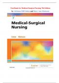 Test Bank for Medical-Surgical Nursing&comma; 7th Edition by Linton and Matteson