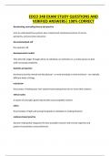 EDCO 248 EXAM STUDY QUESTIONS AND VERIFIED ANSWERS&vert; 100&percnt; CORRECT