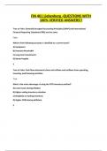 FIN 461 Liebenberg -QUESTIONS WITH 100&percnt; VERIFIED ANSWERS&excl;