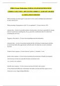PMH-C Exam&colon; Medications &vert; 90 REAL EXAM QUESTIONS WITH CORRECT SOLUTION &vert; 100&percnt; RATED CORRECT &vert; ALREADY GRADED A&plus;&vert; 2025 LATEST UPDATED