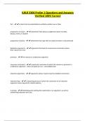 ILRLR 3300 Prelim 1 Questions and Answers Verified 100&percnt; Correct