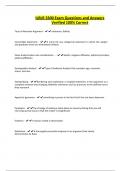 ILRLR 3300 Exam Questions and Answers Verified 100&percnt; Correct