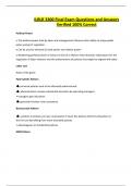 ILRLR 3300 Final Exam Questions and Answers Verified 100&percnt; Correct