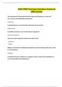 ILRLR 3300 Final Exam Questions Answered 100&percnt; Correct