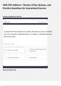 NUR 509 midterm &sol; Review of Key Quizzes&comma; and Practice Questions for Guaranteed Success  Practice questions for this set  