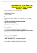 LING 1010 ACTUAL EXAM QUESTIONS 2025&comma; ALL WITH DETAILED VERIFIED CORRECT ANSWERS