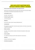 LING 1010 LATEST QUESTIONS WITH DETAILED VERIFIED CORRECT ANSWERS