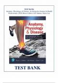 Test Bank for Anatomy&comma; Physiology&comma; & Disease&colon; An Interactive Journey for Health Professionals 3rd Edition by Colbert&comma; All Chapters 1-16