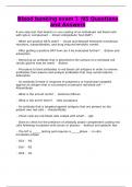 Blood banking exam 1 &vert;95 Questions and Answers