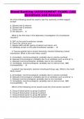 Blood Banking &lpar;ASSESSMENT EXAM&rpar; &vert;101 Questions and Answers
