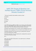 AAPC CPC Chapter 8 Questions and Verified Answers &lpar;100&percnt; Correct Answers&rpar;  &sol;Already Graded A&plus;