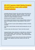 RN ATI Capstone Adult Medical Surgical Focused Review exam with verified detailed solutions 