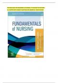 TEST BANK GUIDE FOR FUNDAMENTAL OF NURSING 11th EDITION BY POTTER PERRY&vert;  ALL CHAPTERS WITH COMPLETE QUESTIONS AND ANSWERS&vert;A&plus; GRADE ASSURED&excl;