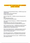FLAGGER TEST QUESTIONS AND ANSWERS LATEST UPDATED