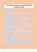 ACLS Exam Questions with Detailed Answers 2025
