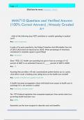 MHA710 Questions and Verified Answers &lpar;100&percnt; Correct Answers&rpar; &sol;Already Graded A&plus;
