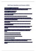 CALT Exam Questions and Answers &lpar;2025&rpar;