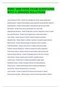 BSNC 5000 PEDS EXAM QUESTIONS WITH A GRADED SOLUTIONS 