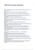TFM 12 Fire Alarm Technical exam with 100&percnt; correct answers 2025