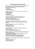 APTD Final Exam Study Guide 2025