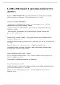 LOMA 308 Module 1 questions with correct answers