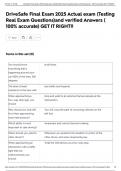 DriveSafe Final Exam 2025 Actual exam &lpar;Testing Real Exam Questions&rpar;and verified Answers &lpar; 100&percnt; accurate&rpar; GET IT RIGHT&excl;&excl;