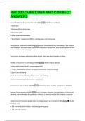 RST 230 QUESTIONS AND CORRECT  ANSWERS 