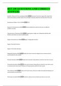 RST 230 QUESTIONS AND CORRECT  ANSWERS 