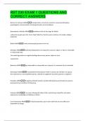 RST 230 EXAM 1 QUESTIONS AND  CORRECT ANSWERS 
